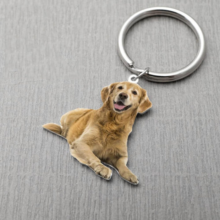 Dog Keychain, Dog Gift for Him, Dog Lover gifts, Dog Owner Keyring, Dog  charm keychain, Dog, Paw gift